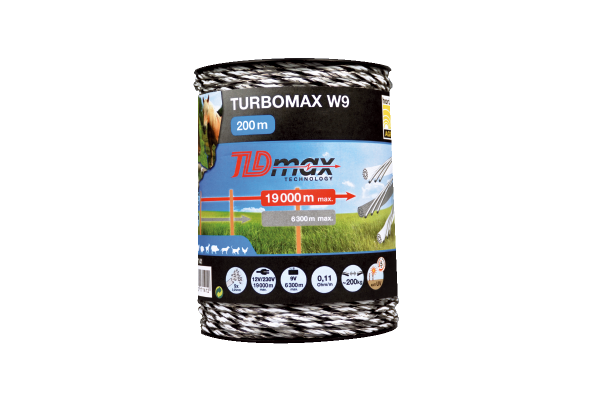 Taranöör Turbomax W9, rull 200m, rull 400 m